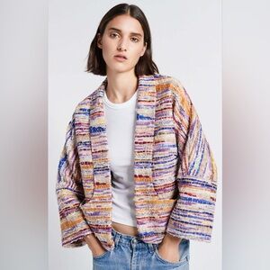 Smythe Mini Baja Jacket in Rag Rug Stripe